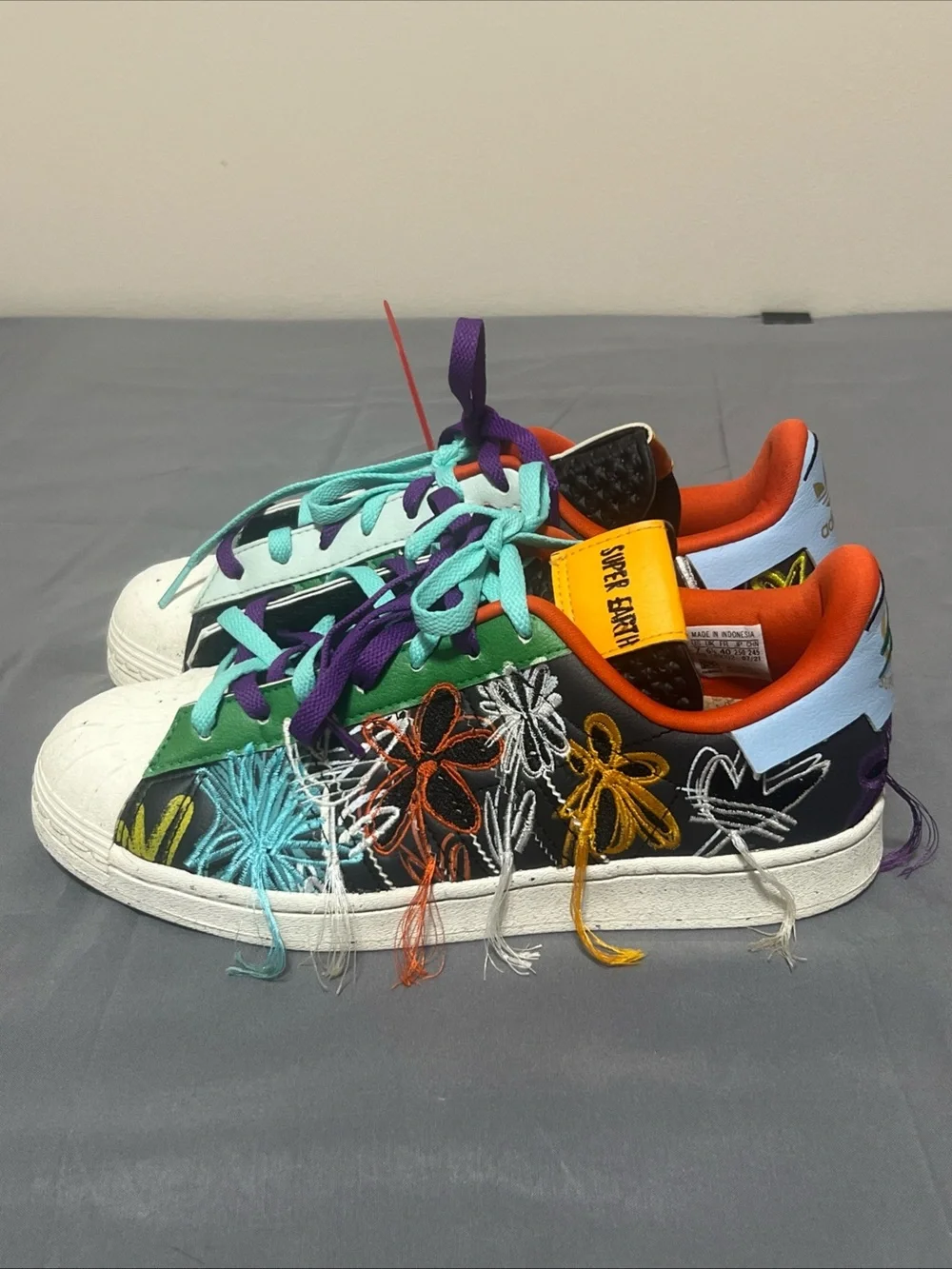 Adidas Sean Wotherspoon X Adidas Superstar Super Earth Black GX3823